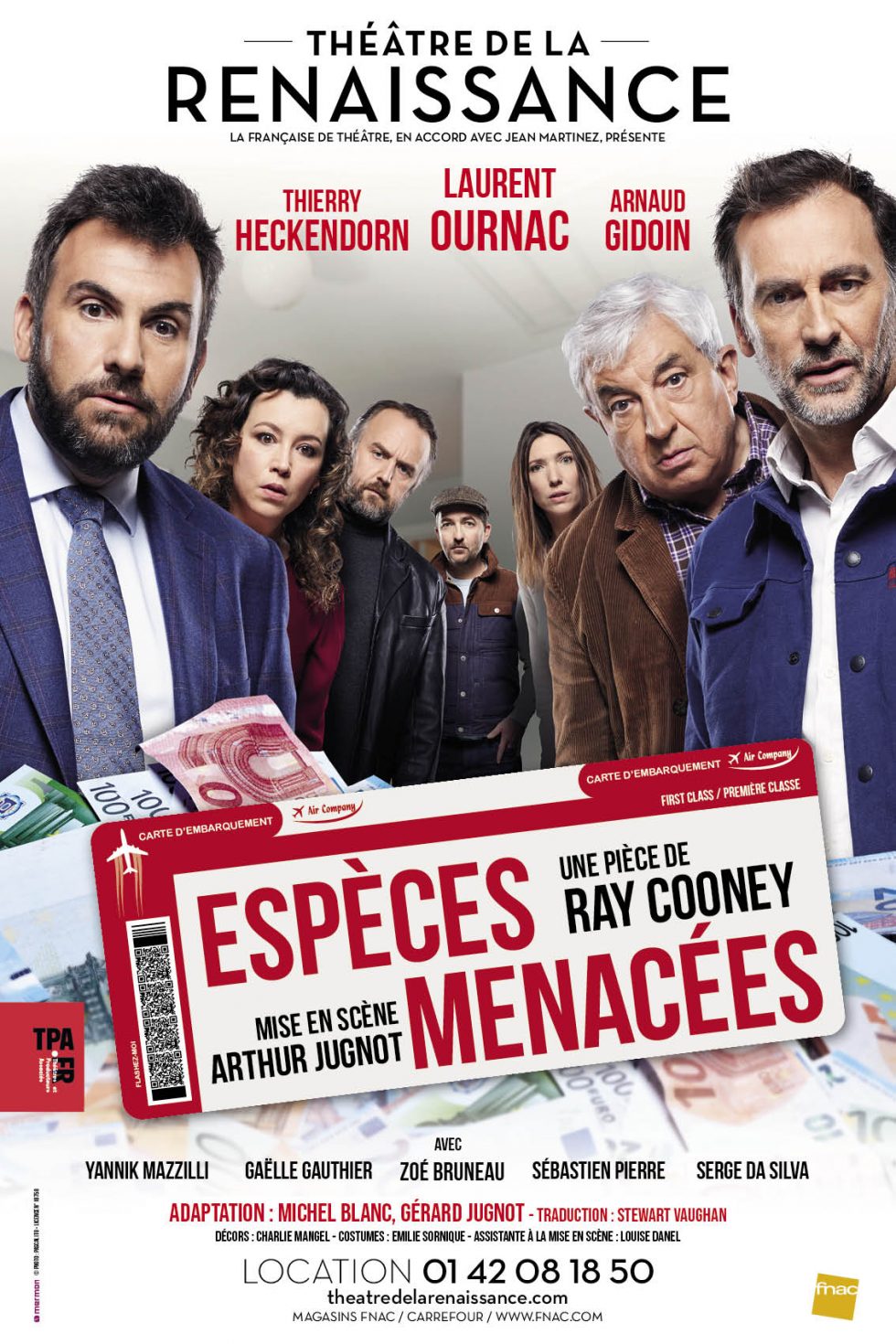 Theatre De La Renaissance Fallait Pas Le Dire Espèces menacées avec Laurent Ournac au Théâtre de la Renaissance.
