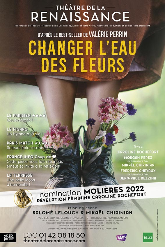 Affiche de "Changer l'eau des fleurs"