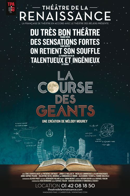 Affiche de la course des géants à la Renaissance.