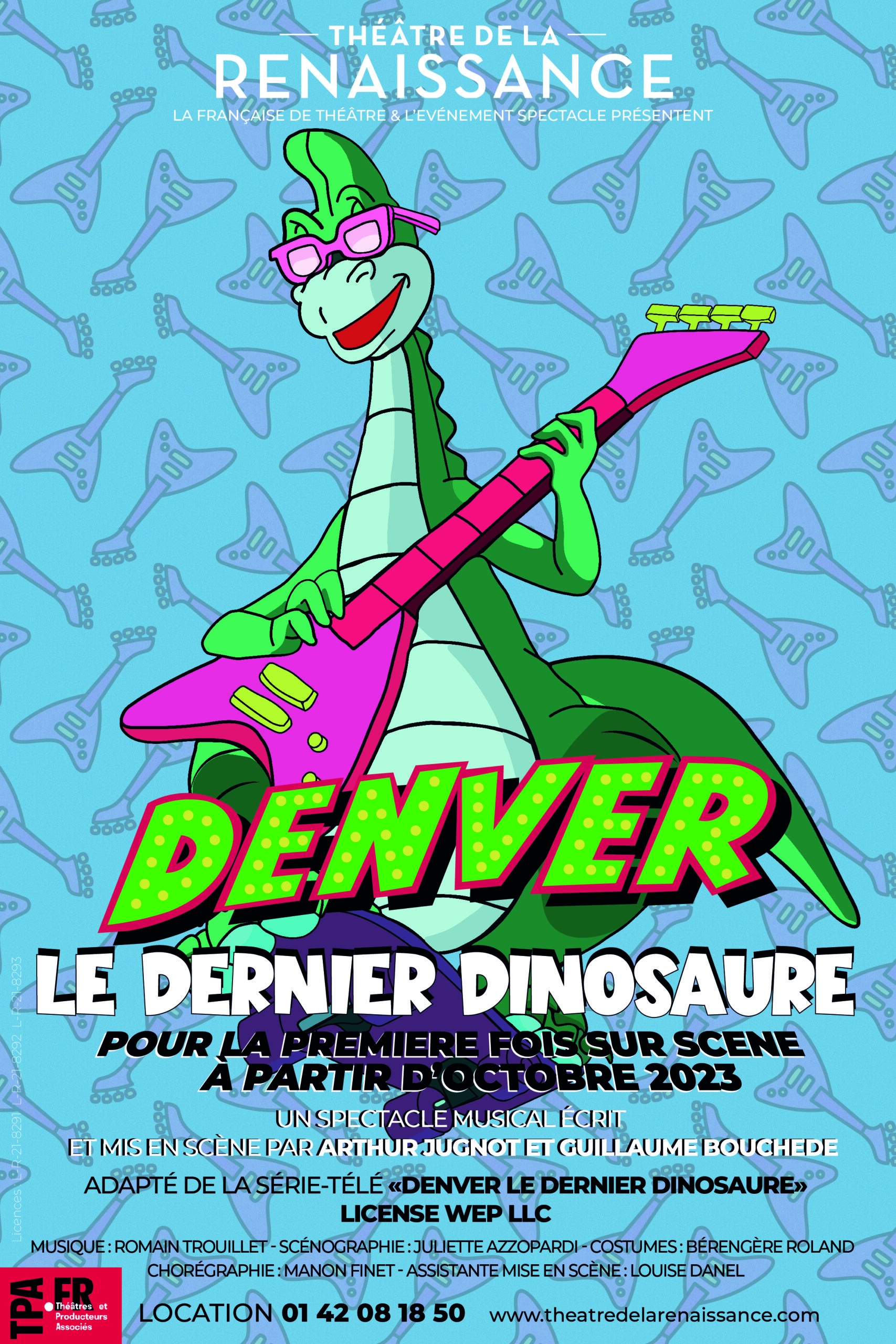 Denver, le dernier dinosaure. Affiche.