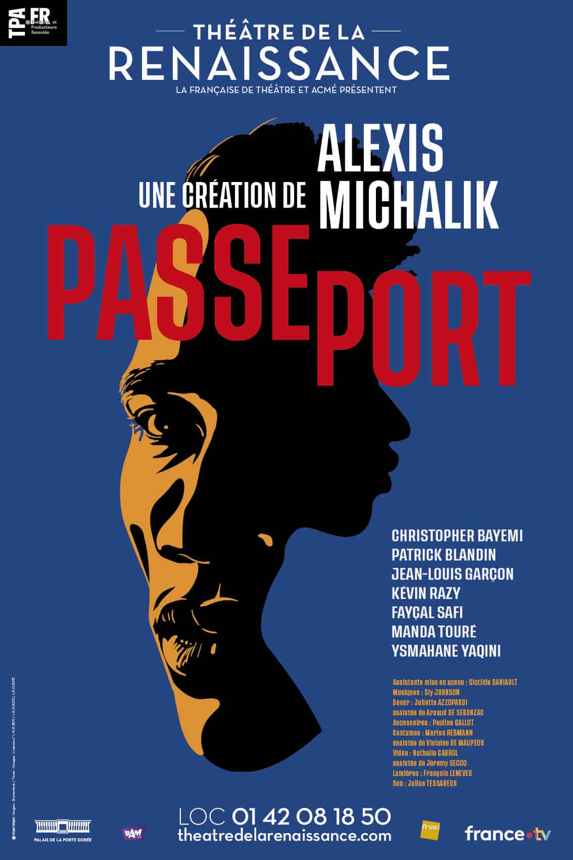 Affiche de Passeport d'Alexis Michalik