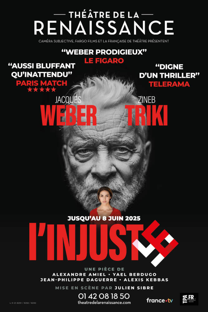 L'INJUSTE_ZINEB VERSION_BD Affiche de Passeport d'Alexis Michalik